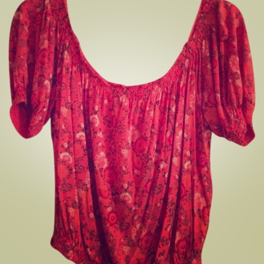 Free People Floral Top